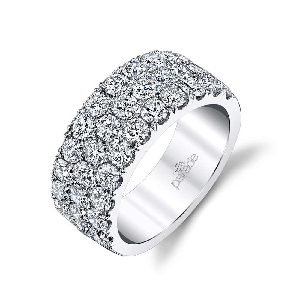Classic diamond fashion band from the Lumiere collection by Parade Design.
