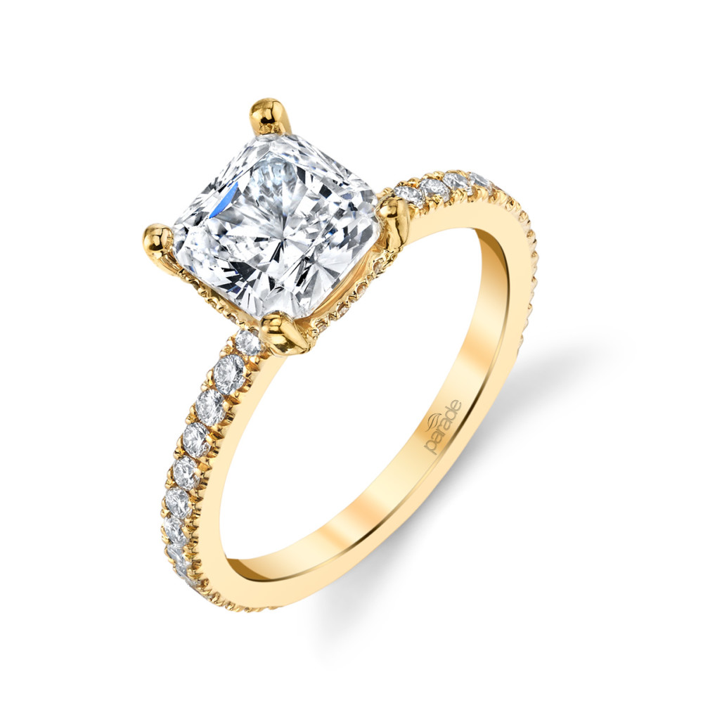 Cushion designer diamond engagement ring by Parade Design.