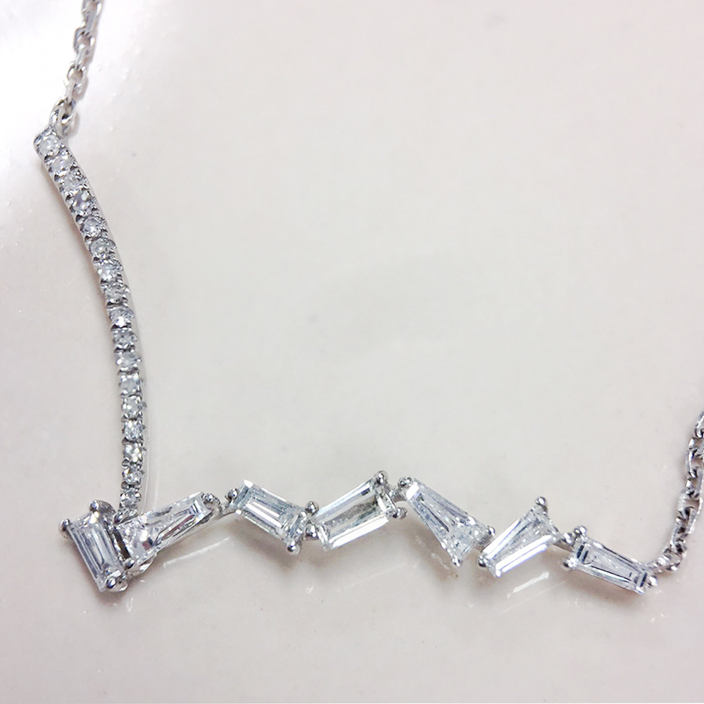 Contemporary designer diamond fashion necklace by Parade Design.